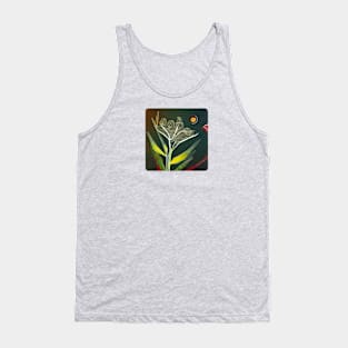 A.I. Generated Alien Flower with Bubble Alien Tank Top